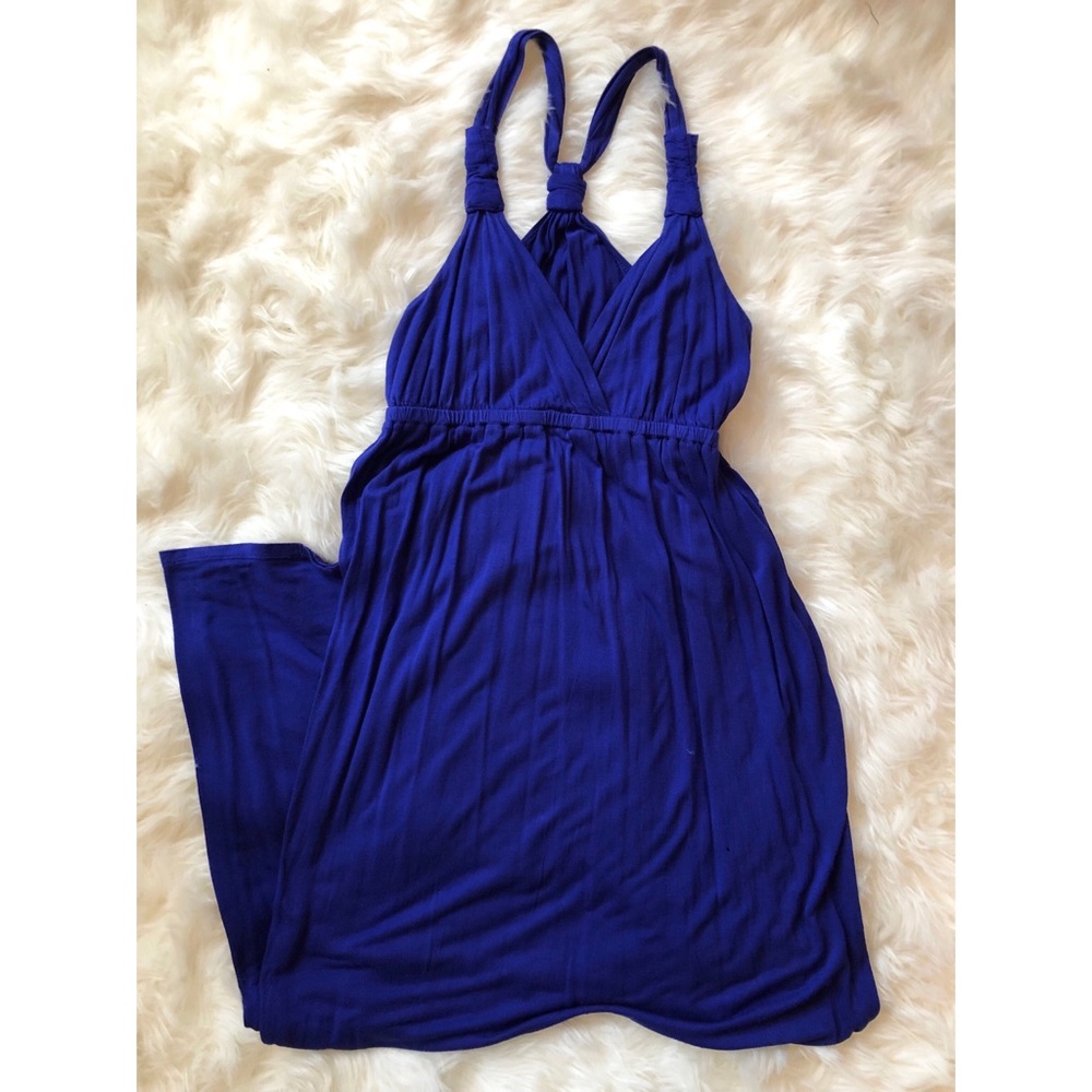 Royal blue maxi dress